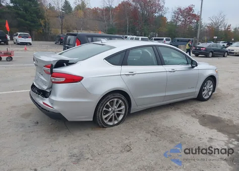 2019 Ford Fusion Hybrid Se из США, поврежденный, VIN 3FA6P0LU7KR156775